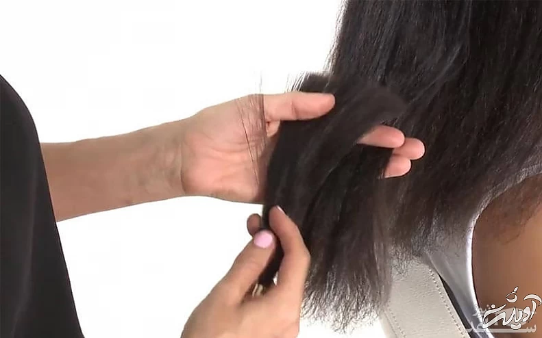 ارزیابی موهای مشتری